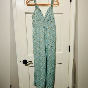 Topshop jumpsuit in floral print